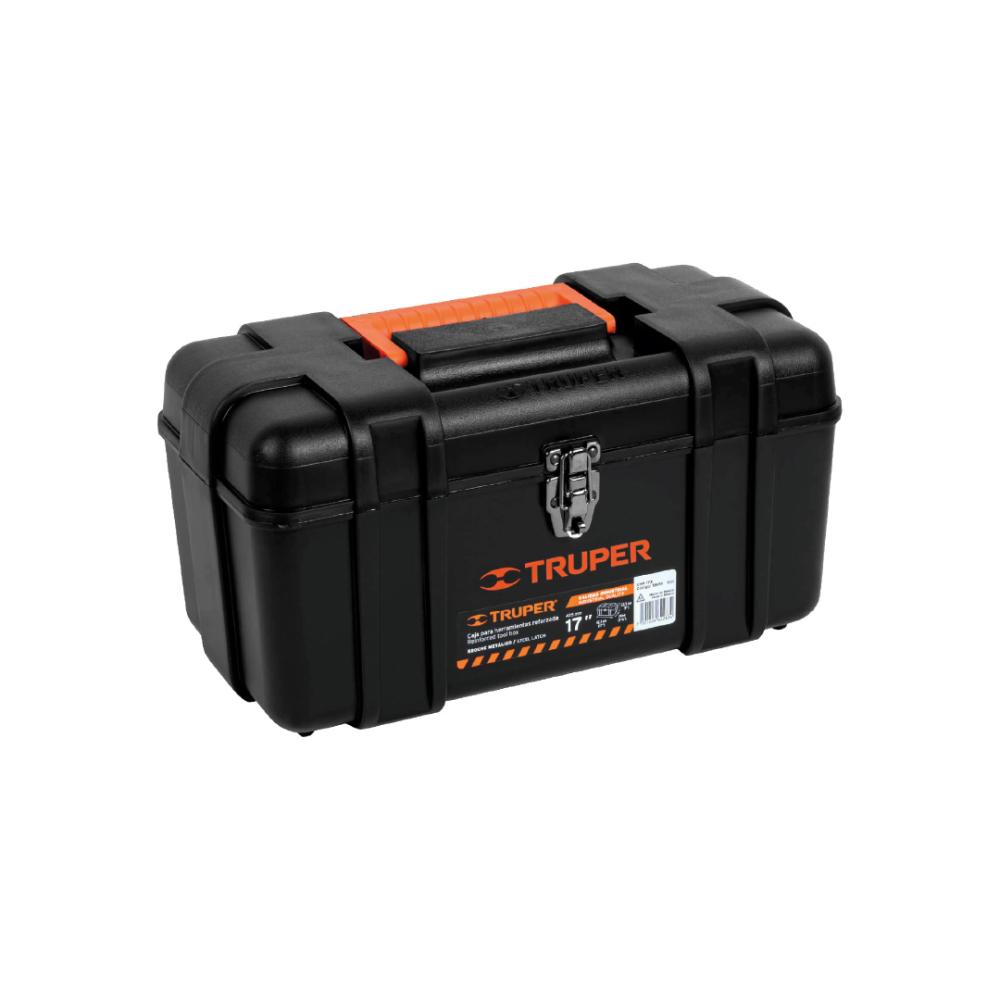 CAJA PARA HERRAMIENTAS INDUST 17" C/ BROCHE METAL. 19656 TRUPER