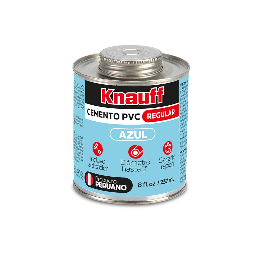 CEMENTO PVC REGULAR AZUL 8 OZ KNAUFF