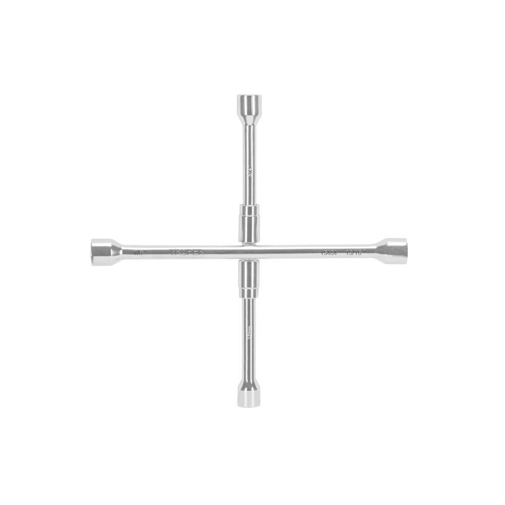 LLAVE DE CRUZ PLEGABLE 14" BLISTER 15484 TRUPER