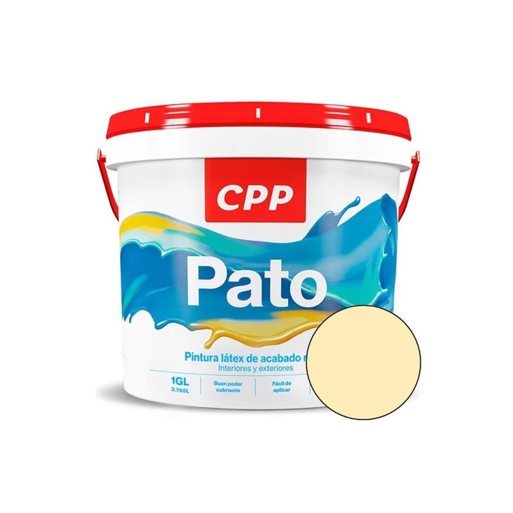 PINTURA LATEX MARFIL BALDE 1 GL PATO