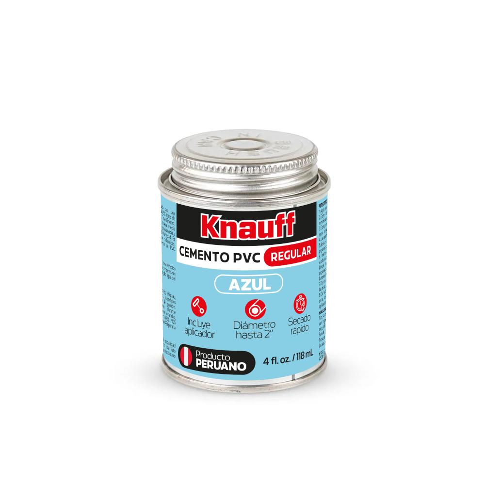 CEMENTO PVC REGULAR AZUL 4 OZ KNAUFF