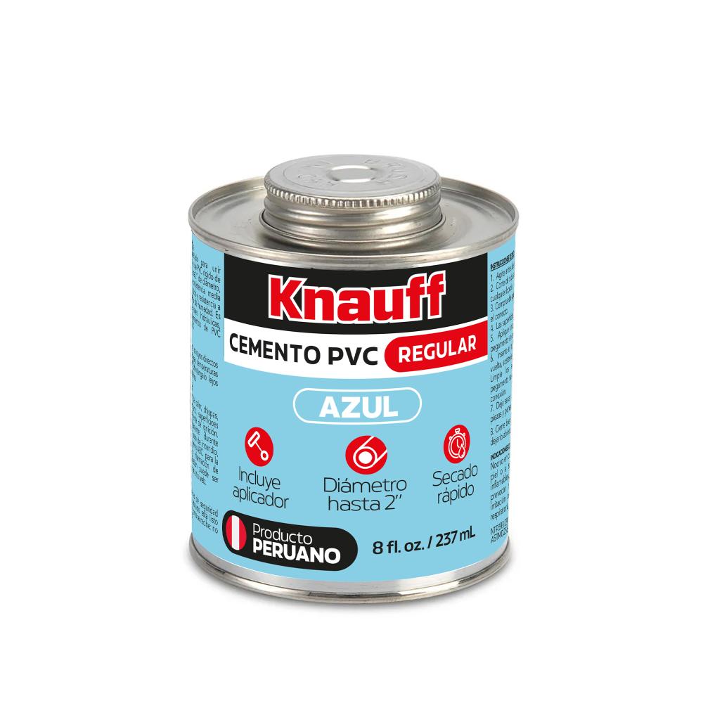 CEMENTO PVC REGULAR AZUL 8 OZ KNAUFF