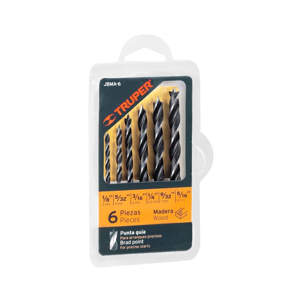 JGO BROCAS MADERA 6PZ 11337 TRUPER