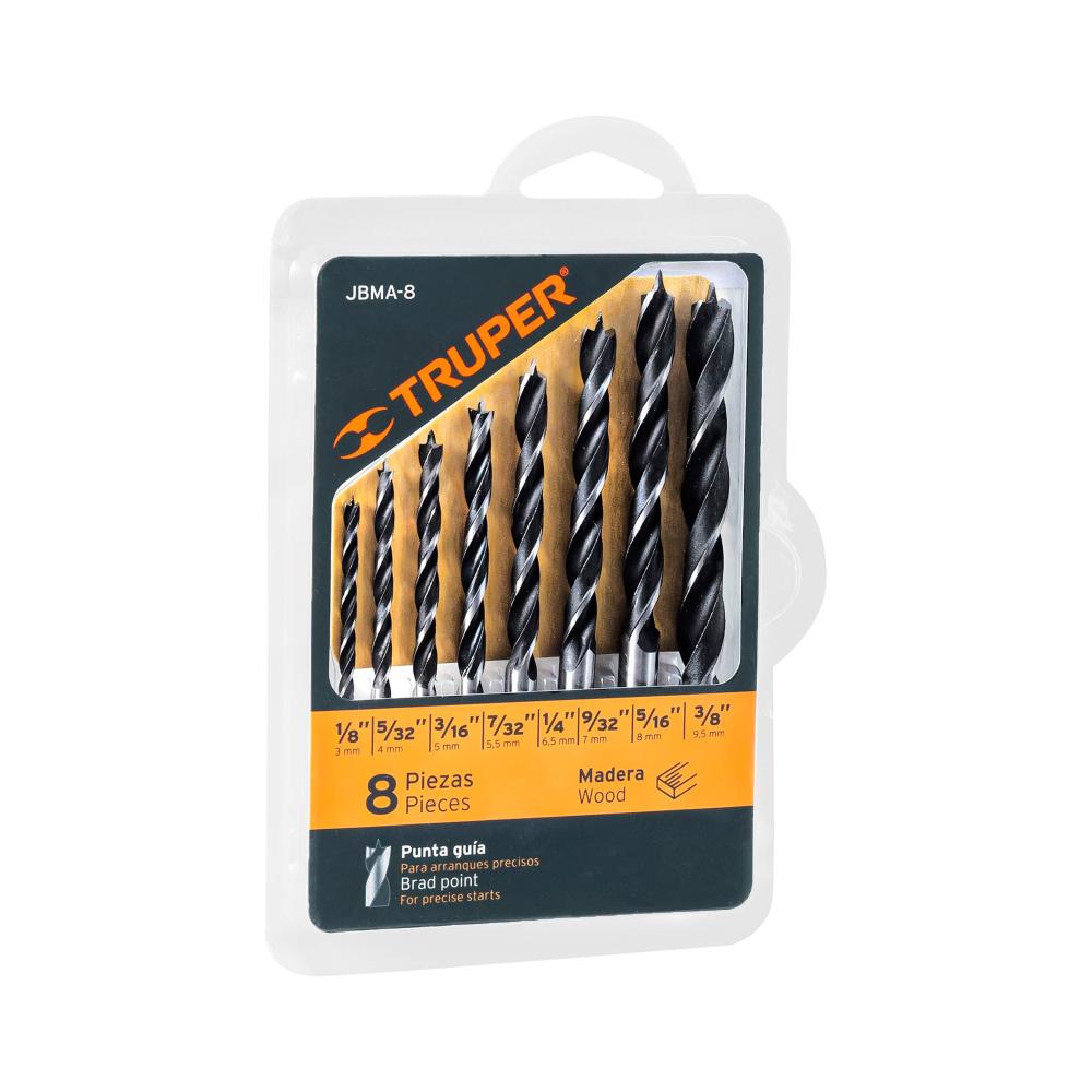 JGO BROCAS MADERA 8PZ 11338 TRUPER