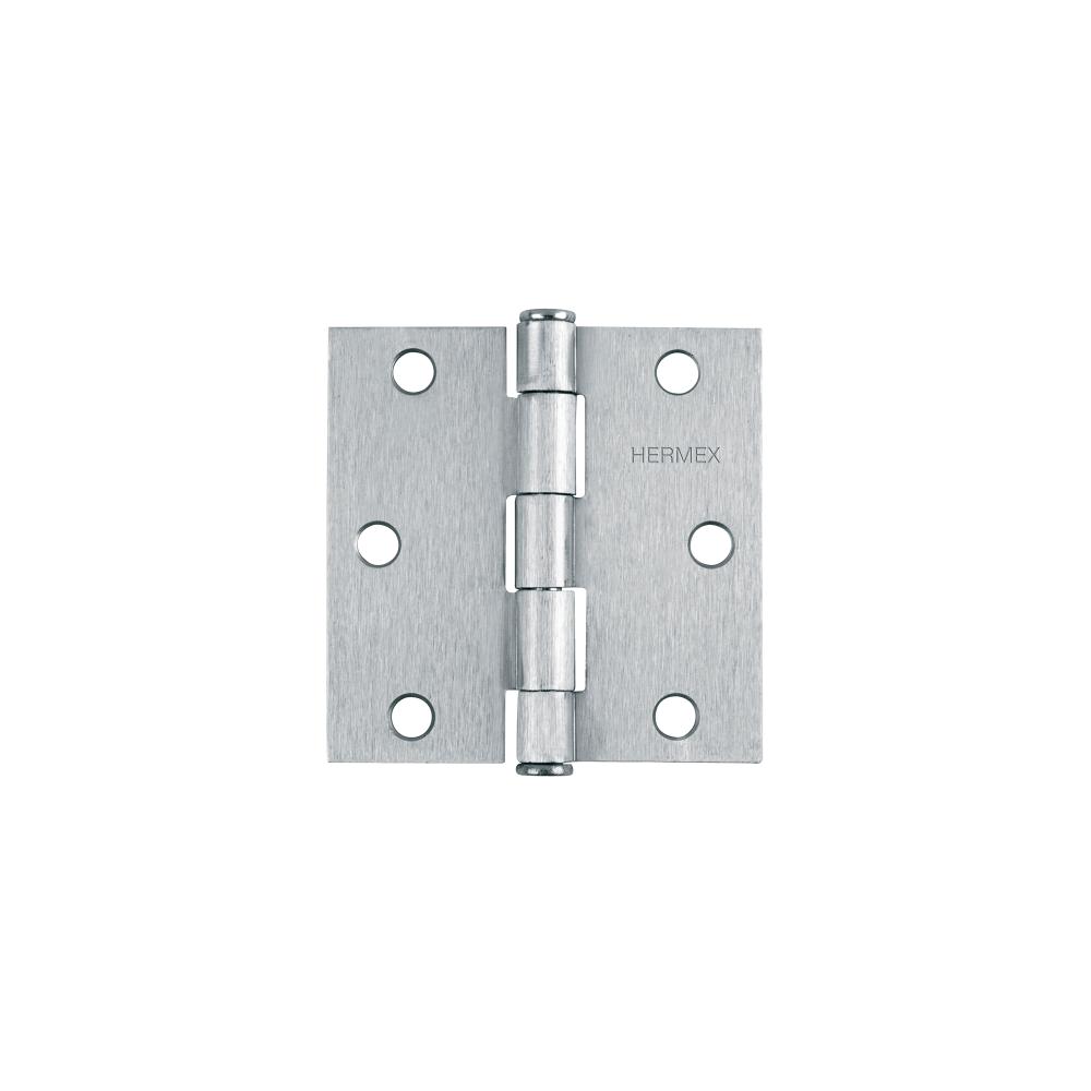 BISAGRA CAPU CUAD 3" CROMO MATE 43261 (20) HERMEX