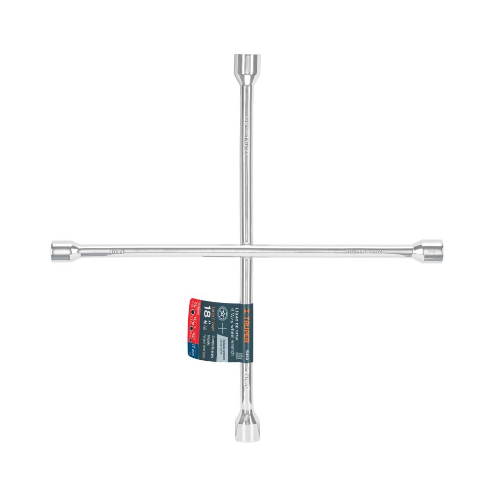 LLAVE DE CRUZ UNIVERSAL 18" 15480 TRUPER