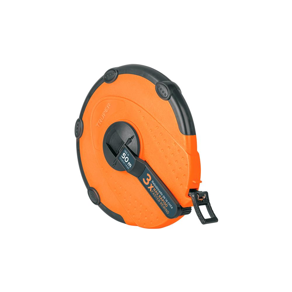 WINCHA F/D/VIDRIO CARCASA PLAST. 50M 12640 TRUPER
