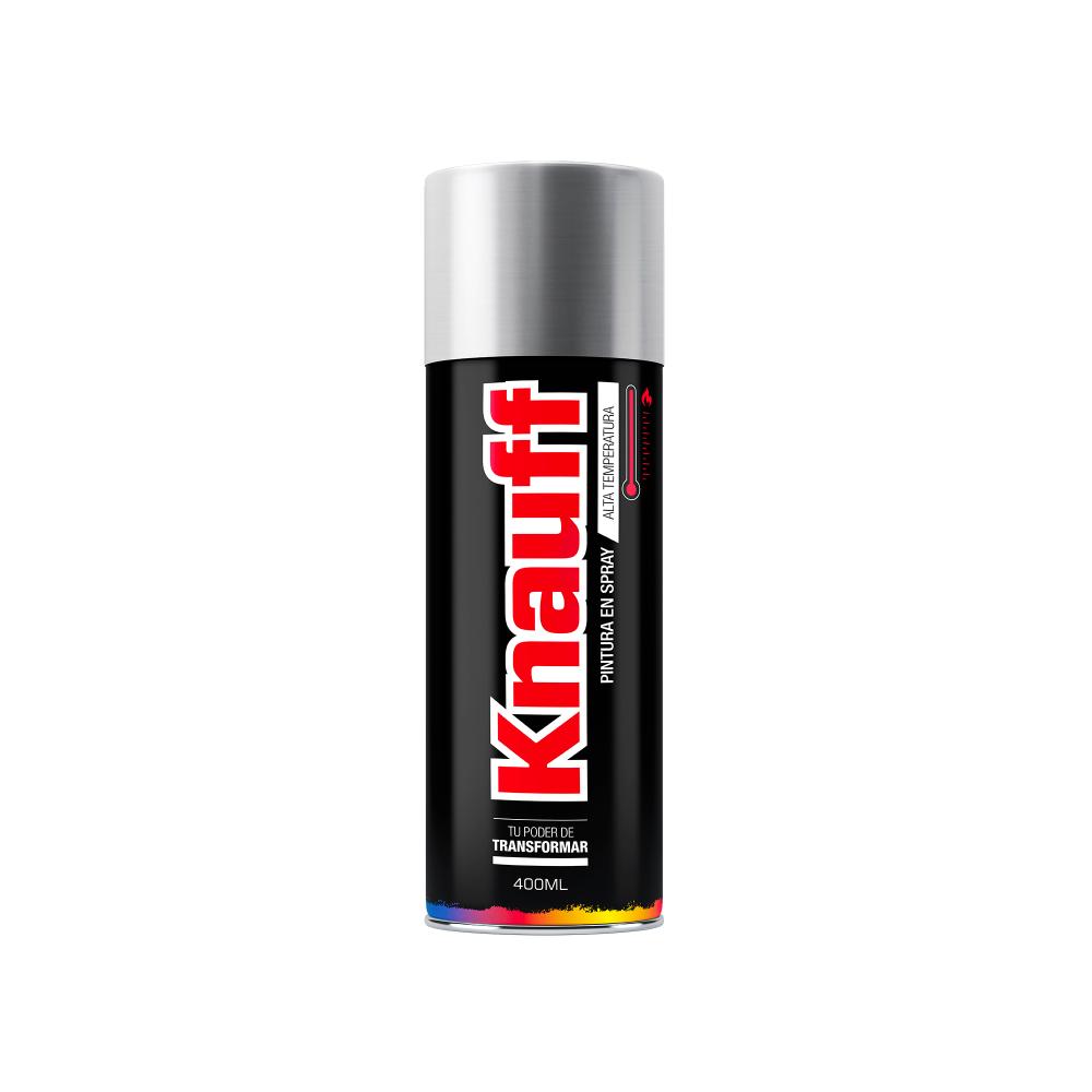 PINTURA SPRAY ALTA TEMPERATURA SILVER #1601 400ML KNAUFF