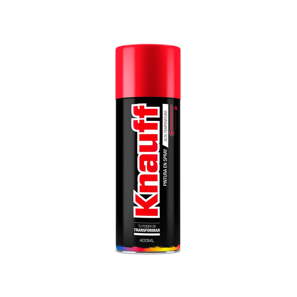 PINTURA SPRAY ALTA TEMPERATURA ROJO BRILLANTE #1603 400ML KNAUFF