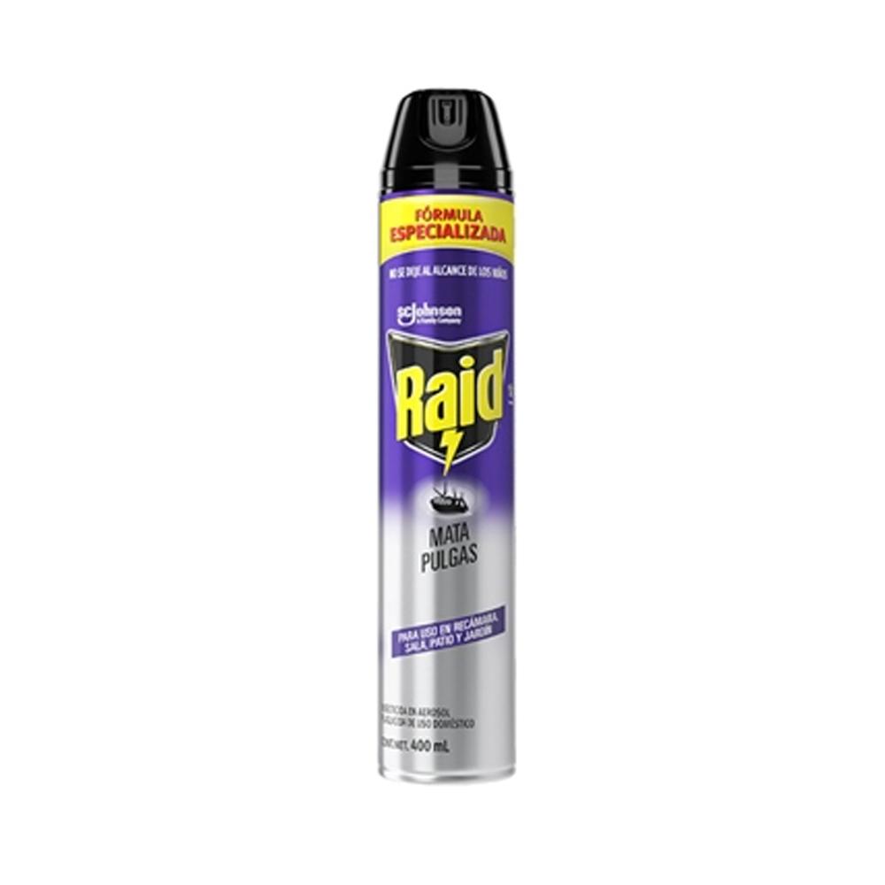 RAID MORADO MATA PULGAS SPRAY X 360ML 326984 SCJ