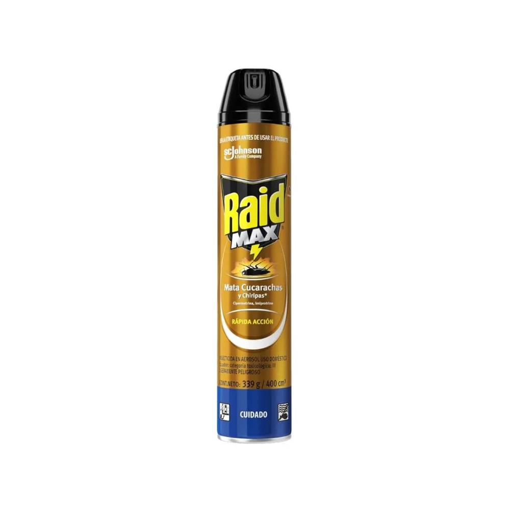 RAID MAX MATA CUCARACHAS/ARAÑAS X 360ML 313677 SCJ