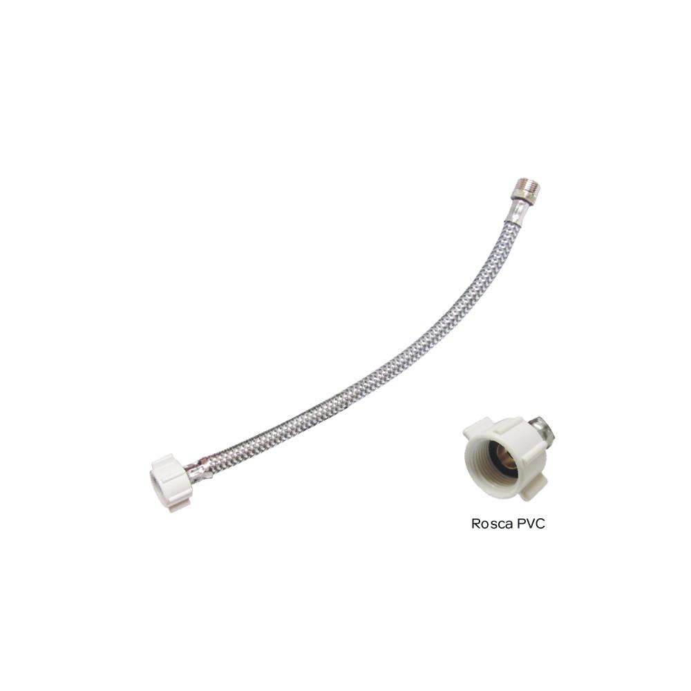 TUBO ABASTO P/INOD. ALUM. 7/8"X 50CM R/PVC C&A