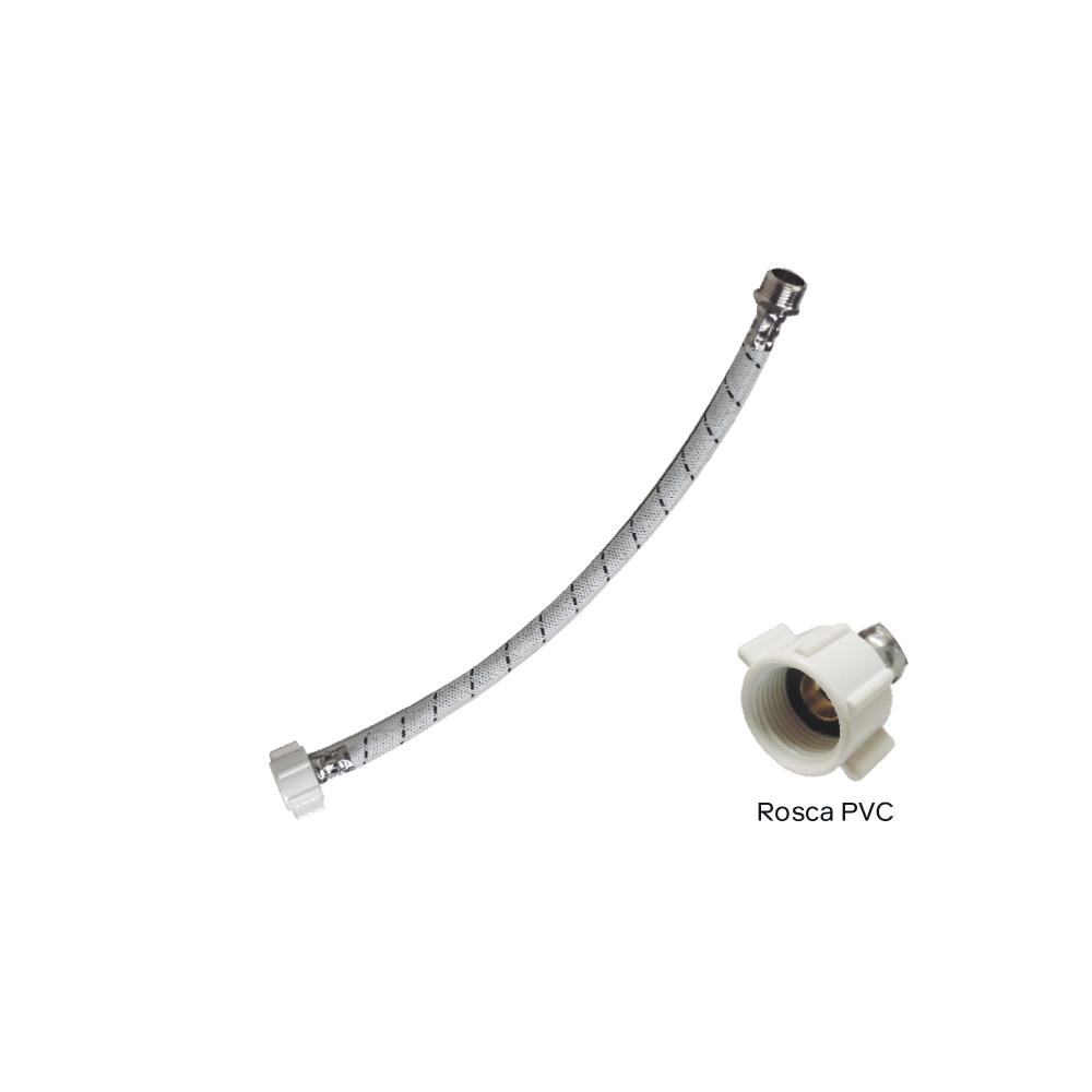 TUBO ABASTO P/INOD. NYLON 7/8" X 40CM R/PVC C&A