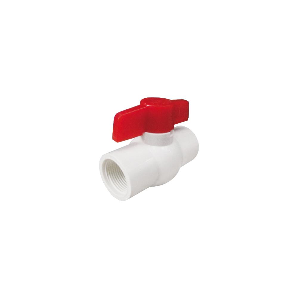 VALVULA ESFERICA PVC DE 1/2" C/ROSCA C&A
