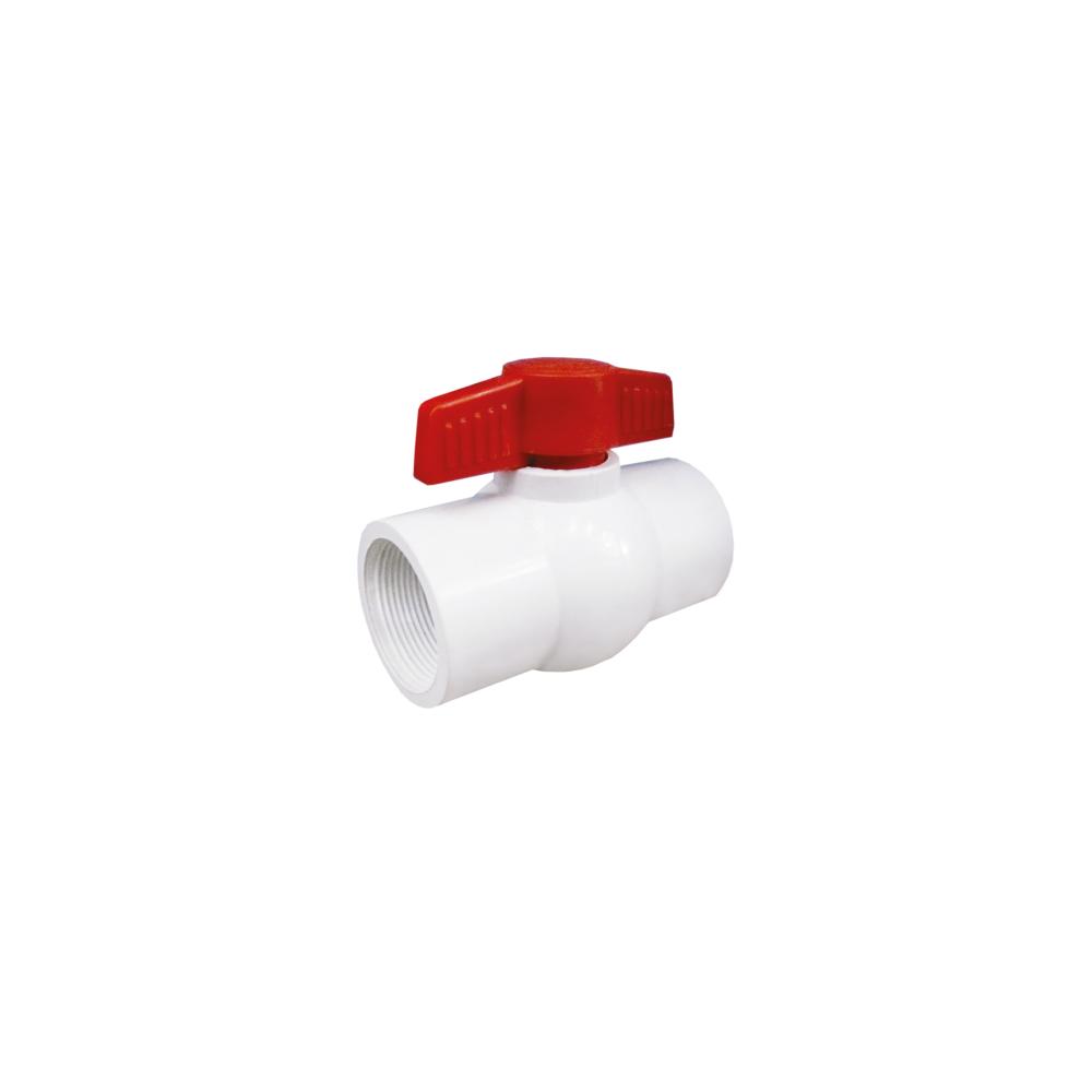 VALVULA ESFERICA PVC DE 3/4" C/ROSCA C&A