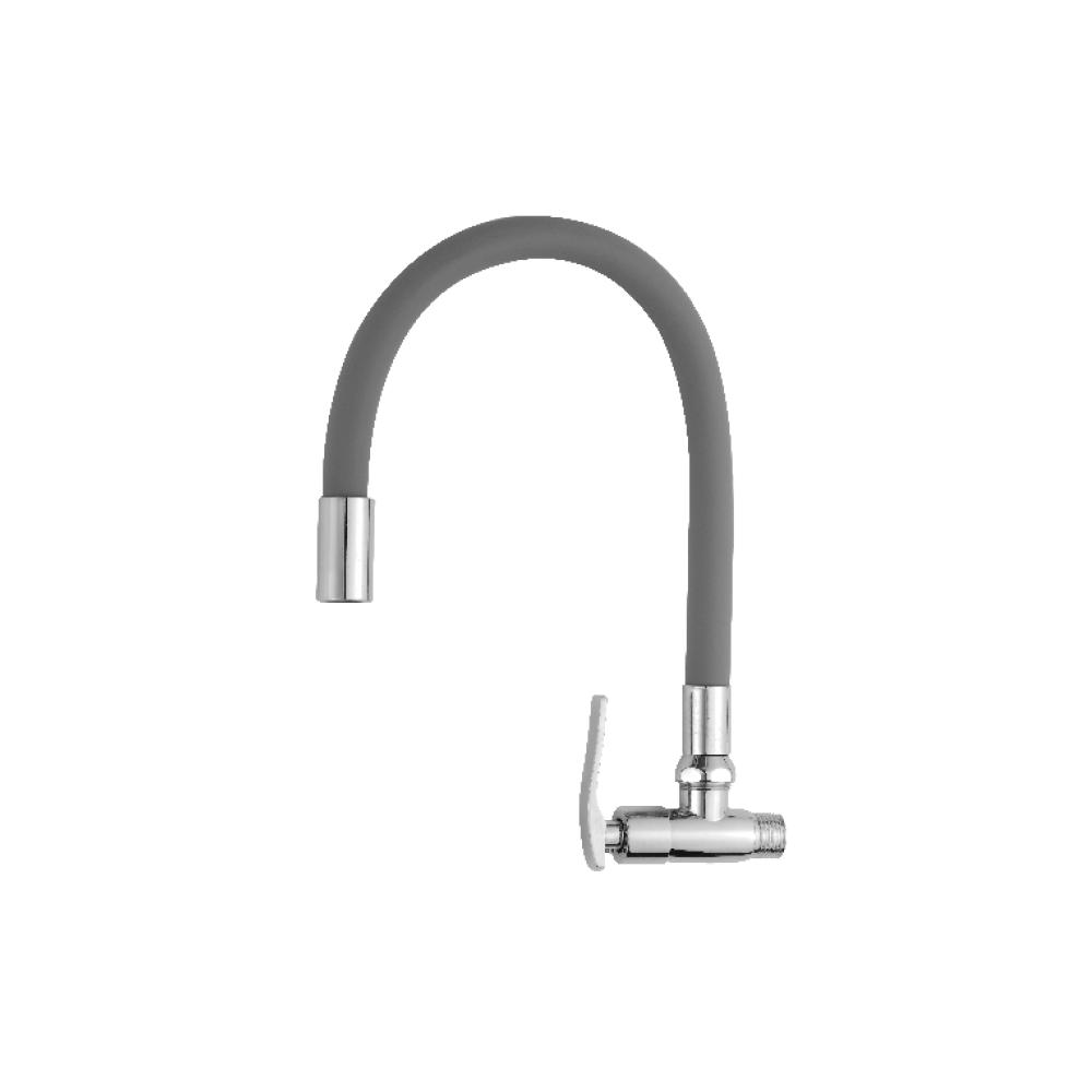 LLAVE DE LAVADERO PARED P/GANSO FLEX GRIS C&A