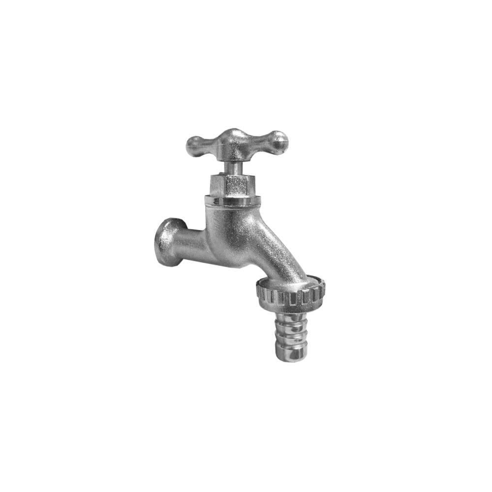 LLAVE JARDIN 1/2" CROMADO ASPERO C&A
