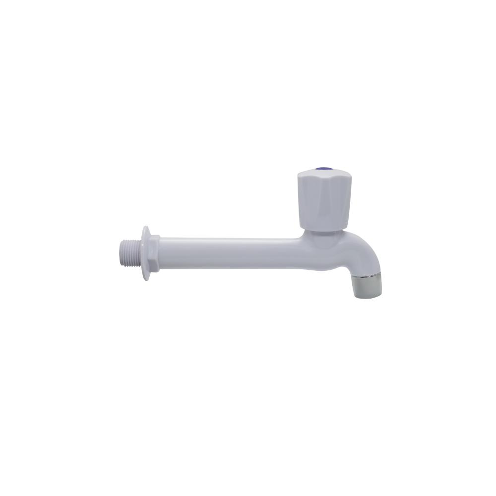LLAVE BOTADERO LARGO 1/2" PLAST. BLANCO C&A