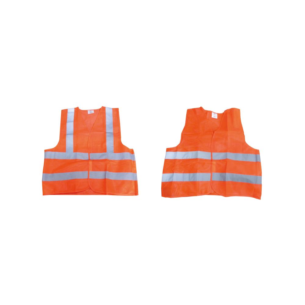 CHALECO DE SEG NARANJA 2 CINT REFLECTIVAS C&A