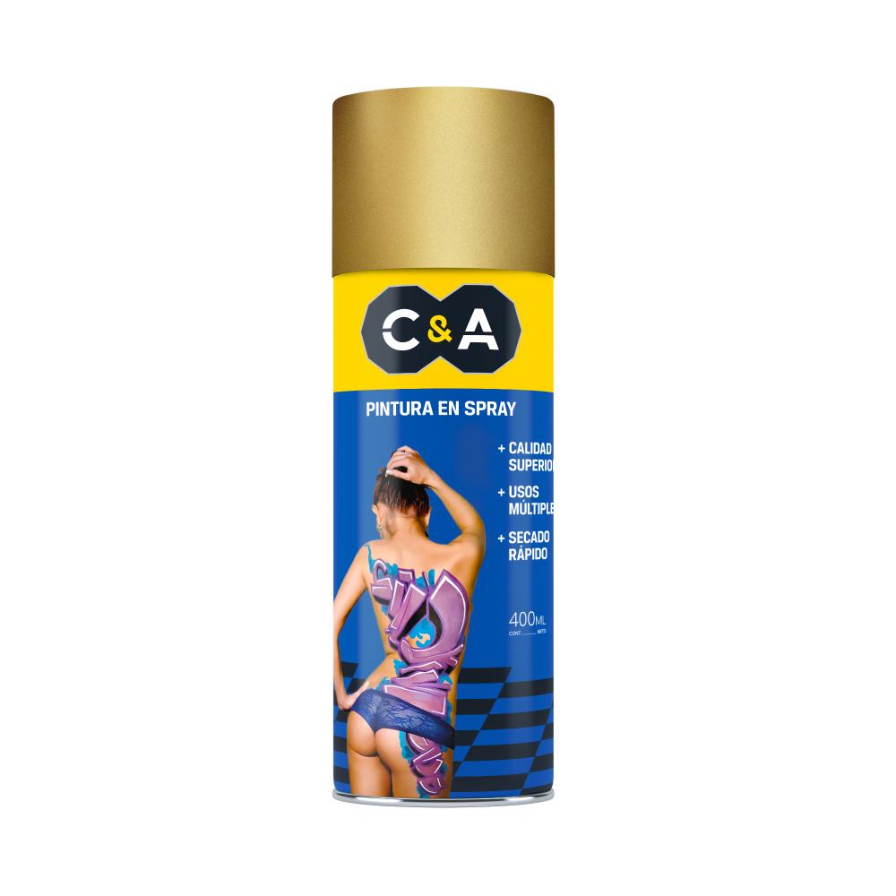 PINTURA SPRAY DORADO #27 400ML C&A