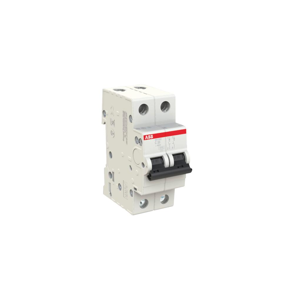 INTERRUPTOR TERMOMAGNETICO RIEL DIN 2P 25A 2CDS212001R0254 ABB
