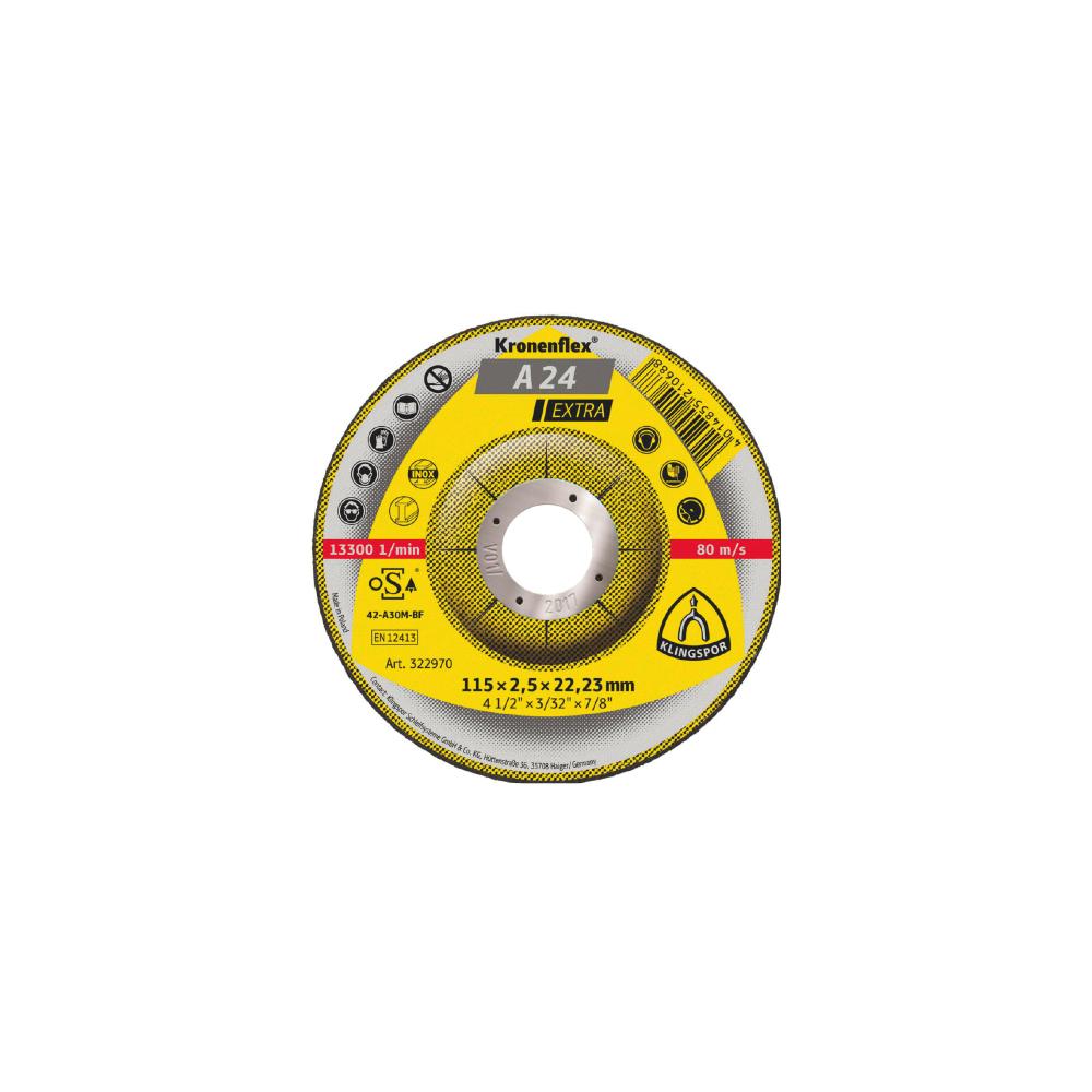 DISCO CORTE A24 EXTRA 7"X1/8"X7/8" 13490 KLINGSPOR