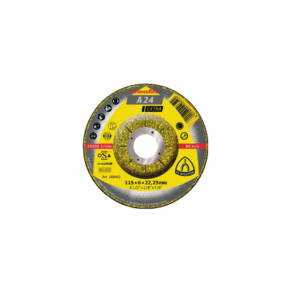 DISCO DESBASTE A24 EXTRA 7"X 1/4"X 7/8" 13444 KL