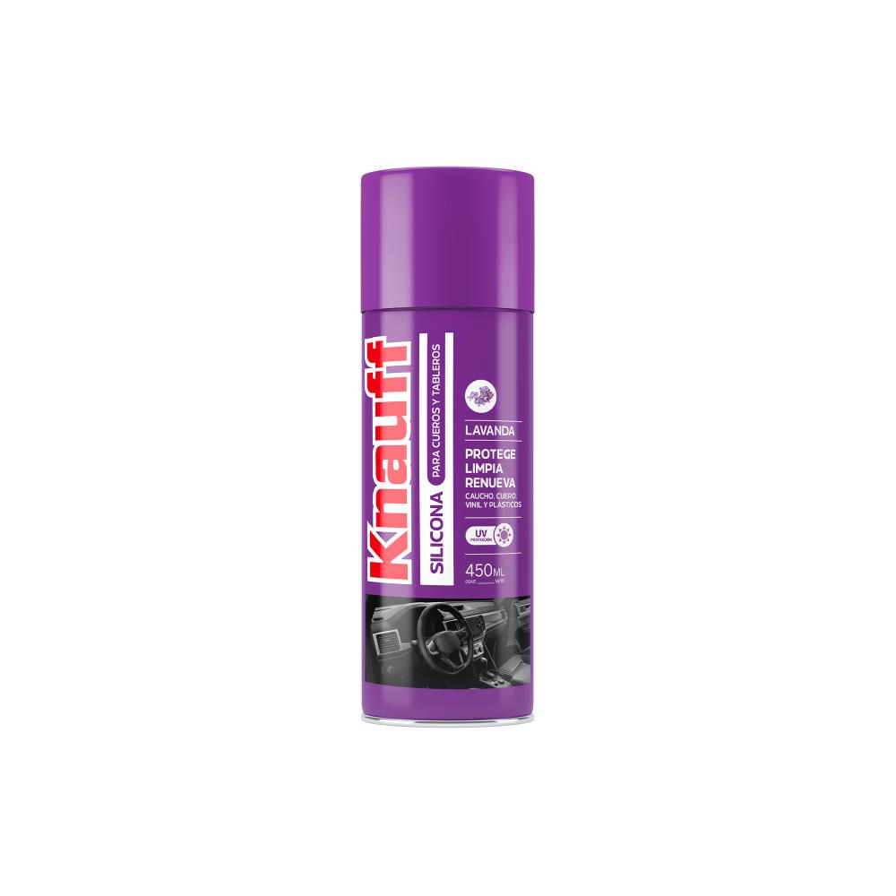 SILICONA P/CUEROS Y TABLEROS A/LAVANDA 450ML-KNAUFF
