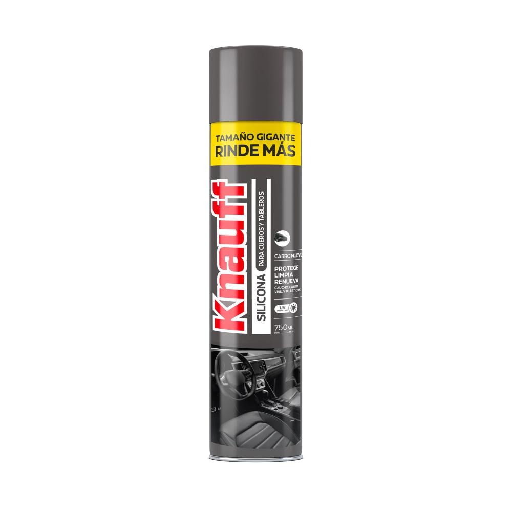 SILICONA P/CUEROS Y TABLEROS A/CARRO NUEVO X750ML-KNAUFF