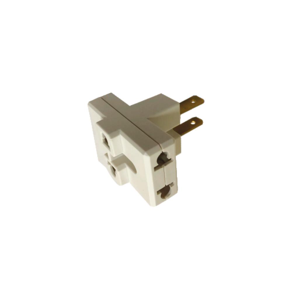 ADAPTADOR ELECTRICO TRIPLE TIPO T HOME LIGHT