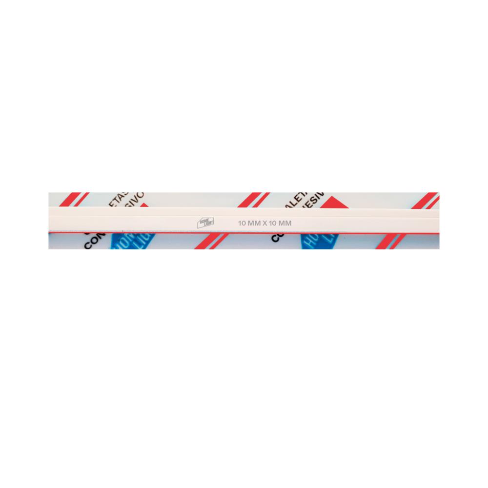 CANALETA REFORZADA 10 X 10 (50)PVC C/PEG ROJO 2M HOME LIGHT