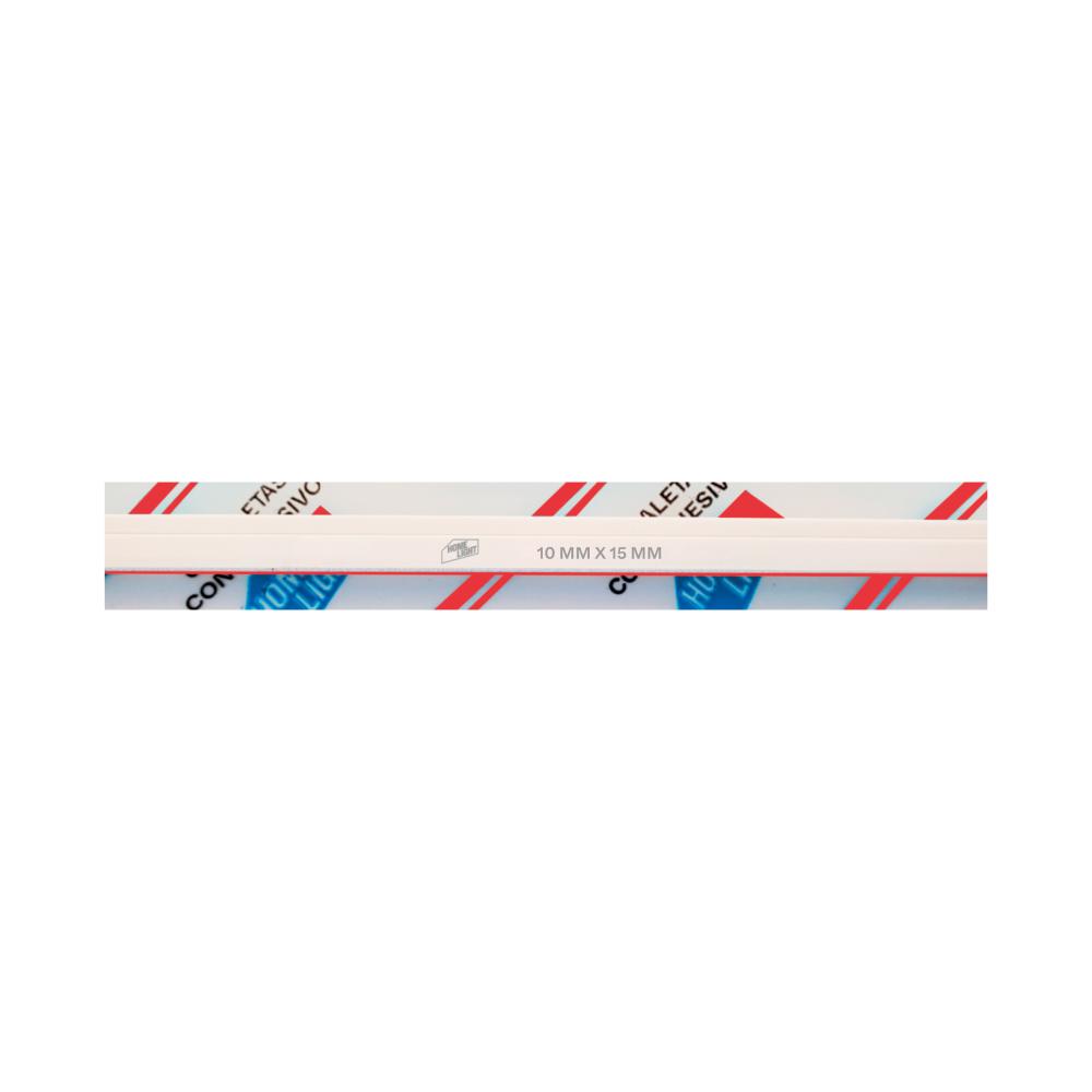 CANALETA REFORZADA 10 X 15 (30)PVC C/PEG ROJO 2M HOME LIGHT