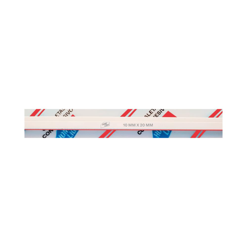 CANALETA REFORZADA 10 X 20 (30)PVC C/PEG ROJO 2M HOME LIGHT