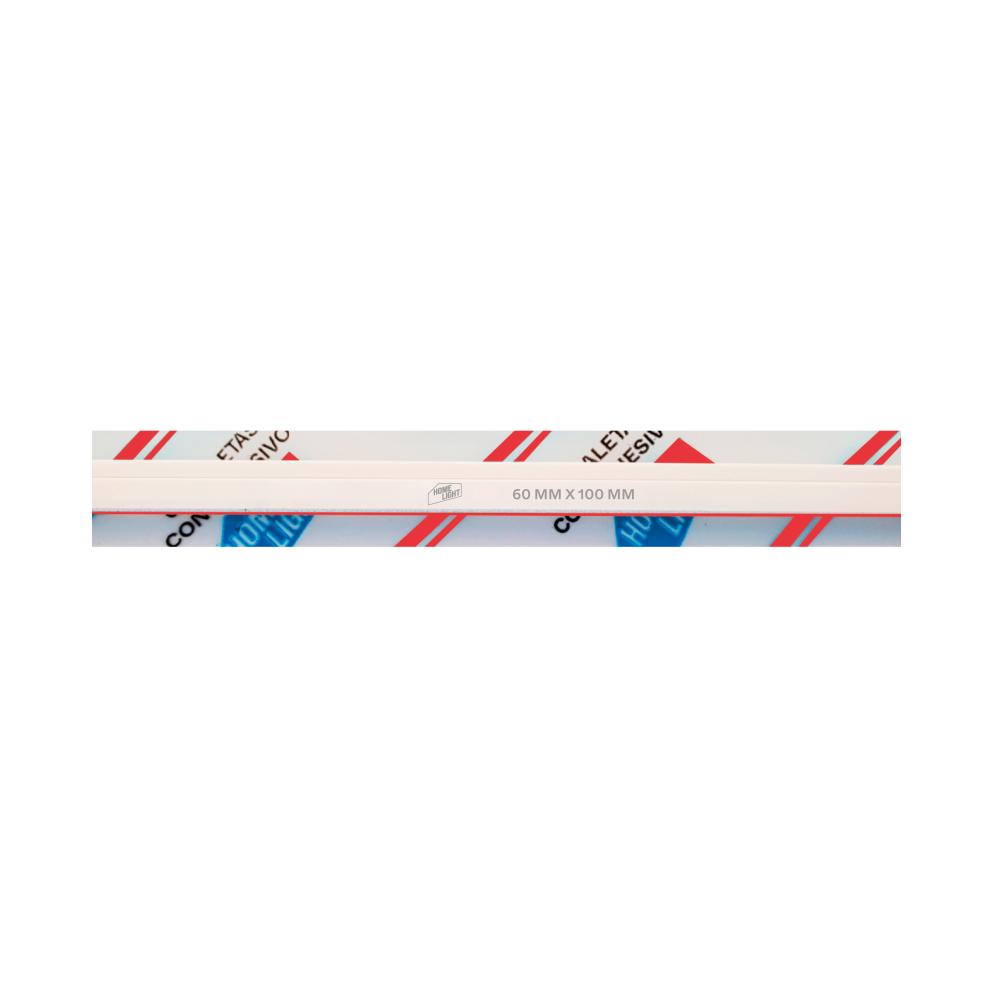CANALETA REFORZADA 60 X 100 (2)PVC C/PEG ROJO 2M HOME LIGHT