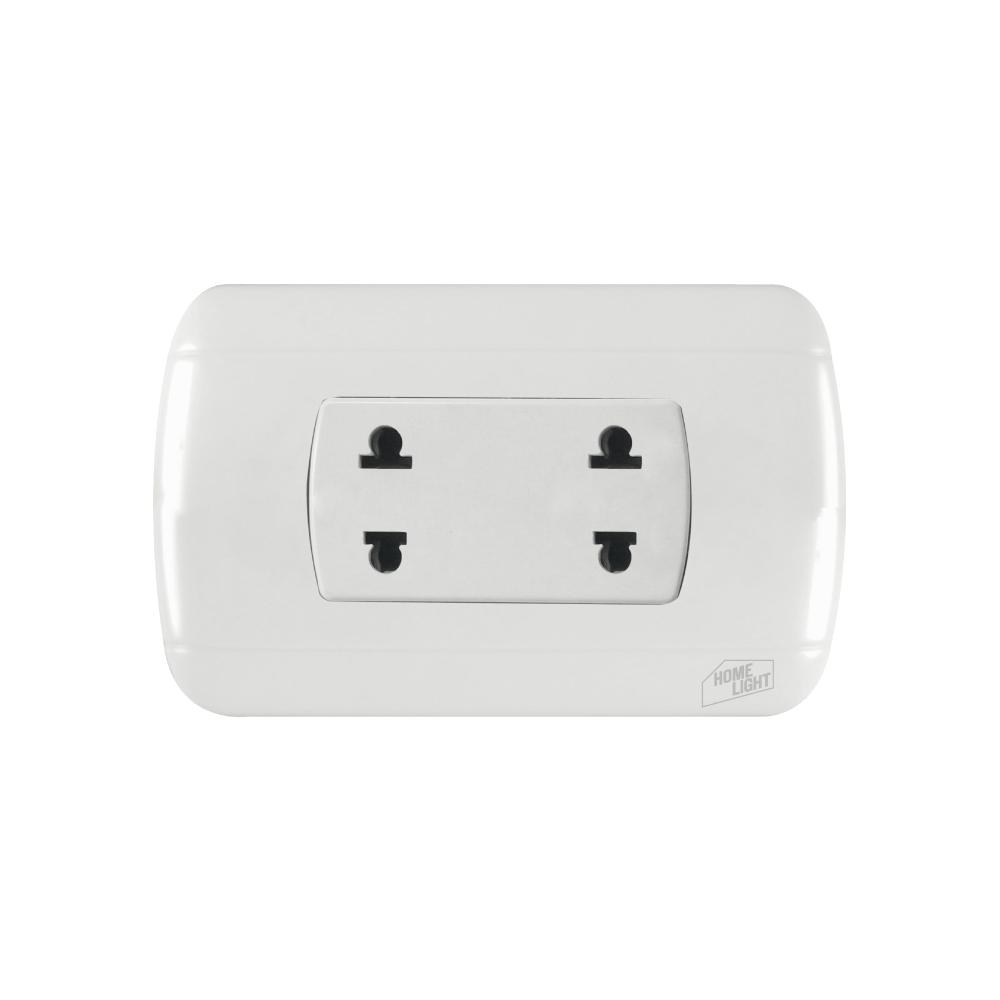 TOMACORRIENTE DOBLE P/EMP HOME LIGHT