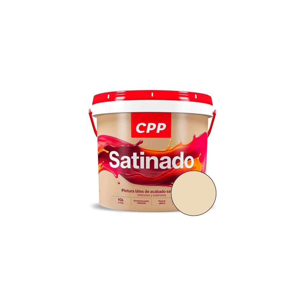 PINTURA LATEX SATINADO BLANCO HUMO BALDE 1 GL CPP