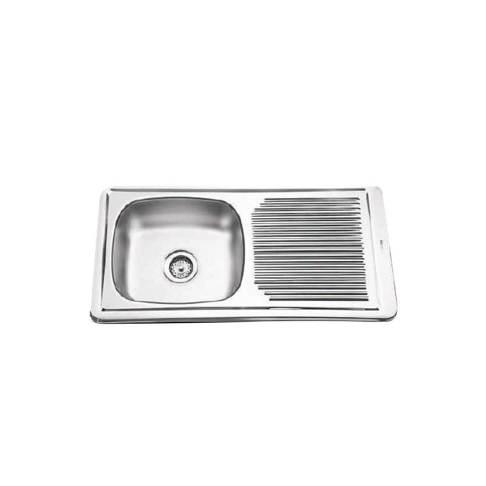 LAVADERO ACERO INOX MODELO CAMPEON 1P ST 94x49CM CD CT/INOX SA RECORD