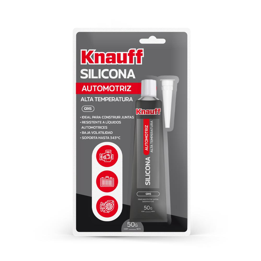 SILICONA AUTOM.BLISTER C/GRIS X 50GR. KNAUFF
